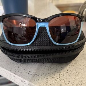 Costa Black and Light Blue Sunglasses